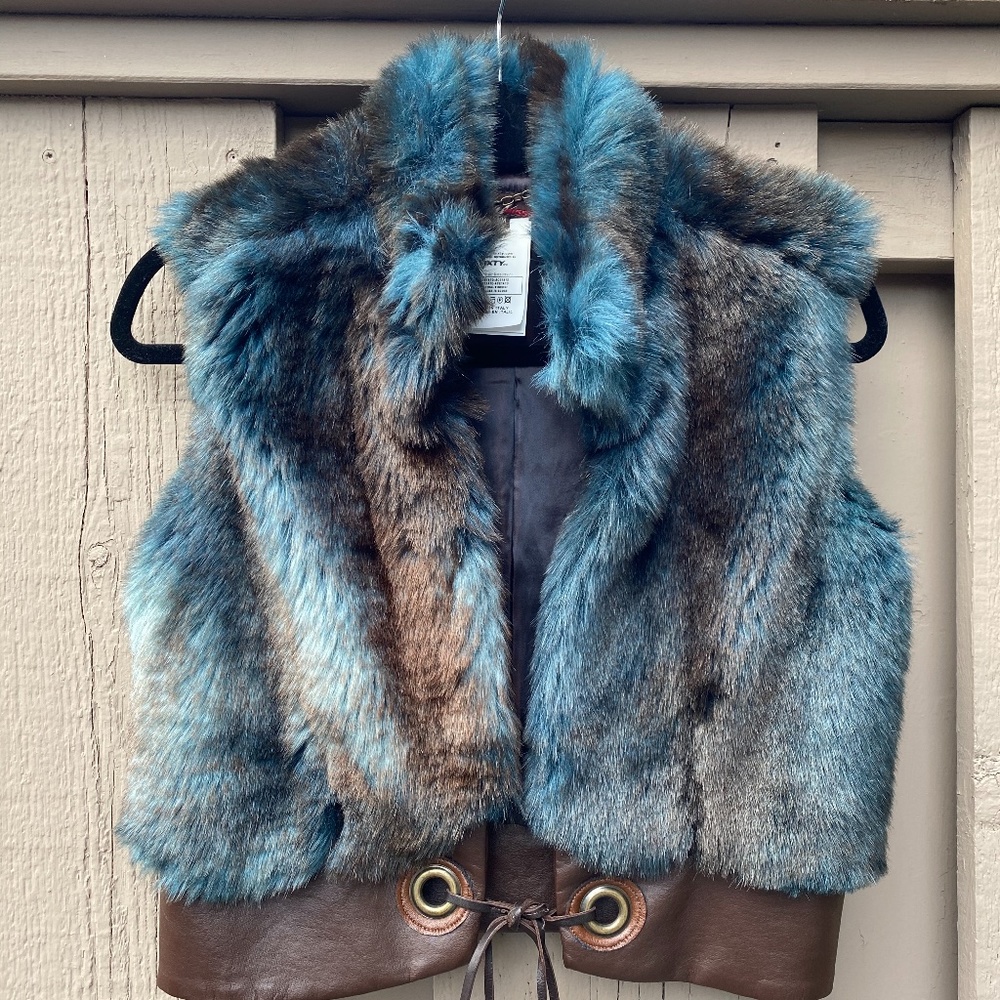 Miss Sixty Faux Fur Vest